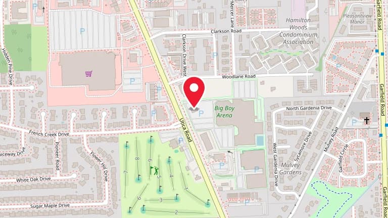 Street map showing Big Boy Fraser at 34500 Utica Road