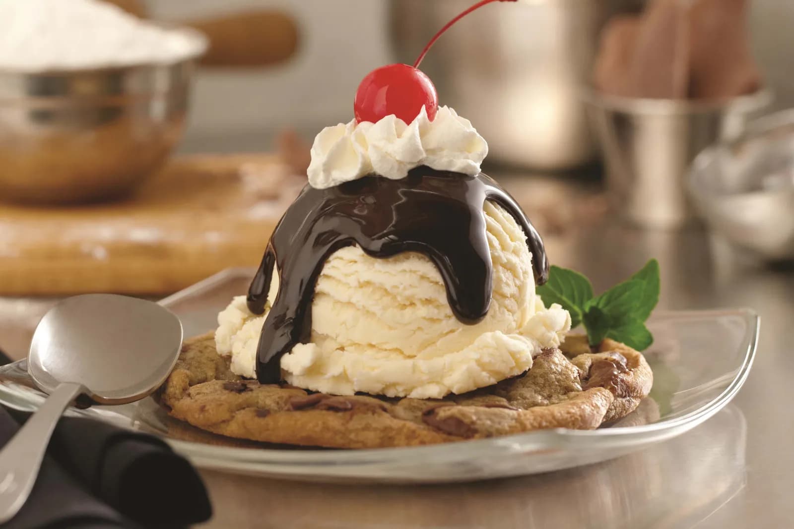 Chocolate Chip Cookie Sundae