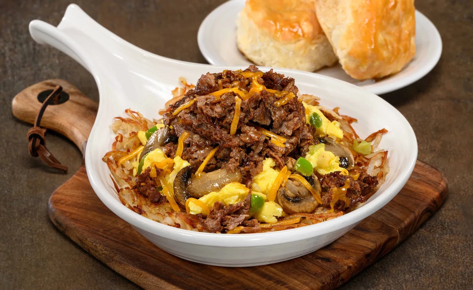 Philly Cheesesteak Scramble