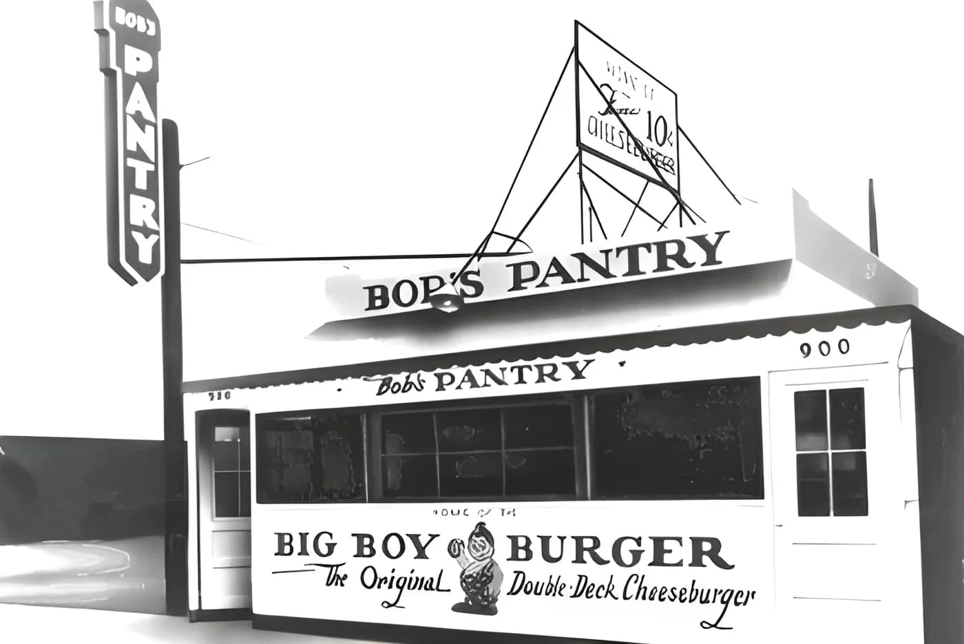 Bob's Pantry, the original 1936 Big Boy hamburger stand in California.