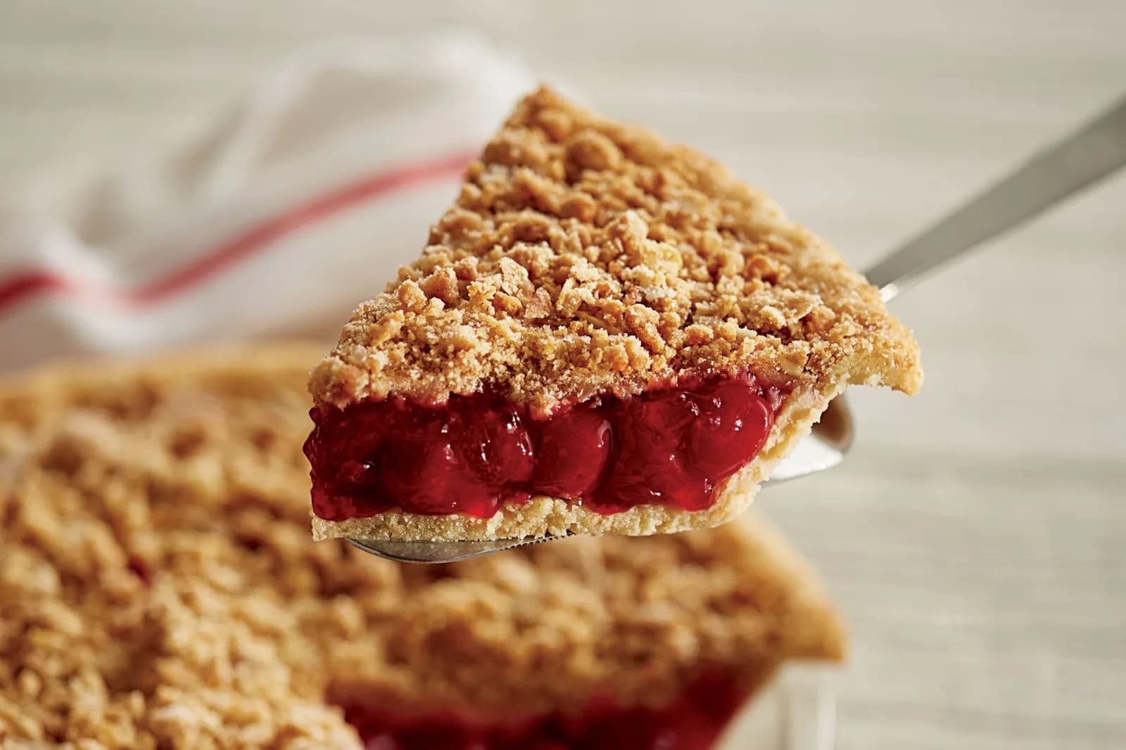 Cherry Crumb Pie